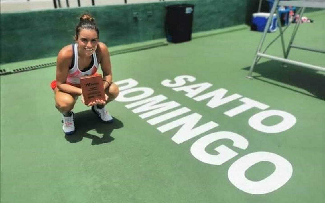 Ana Sofía Sánchez campeona del ITF en Santo Domingo El Sol de San